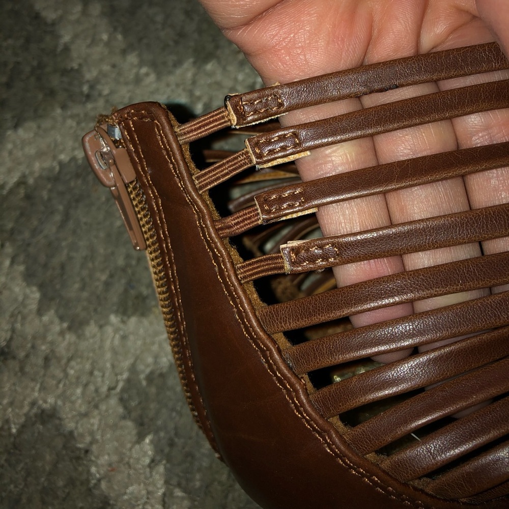 Brown Braided Heels - Picture 2 of 8